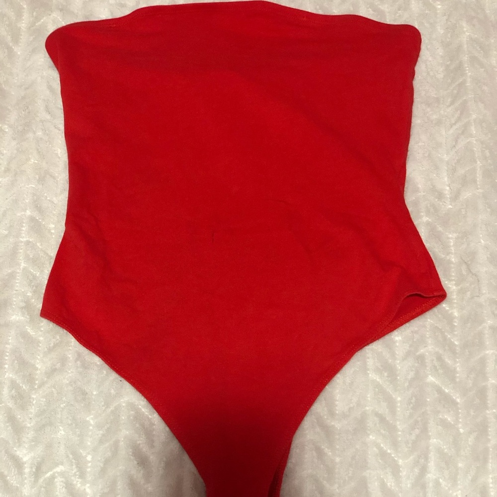 Red bodysuit